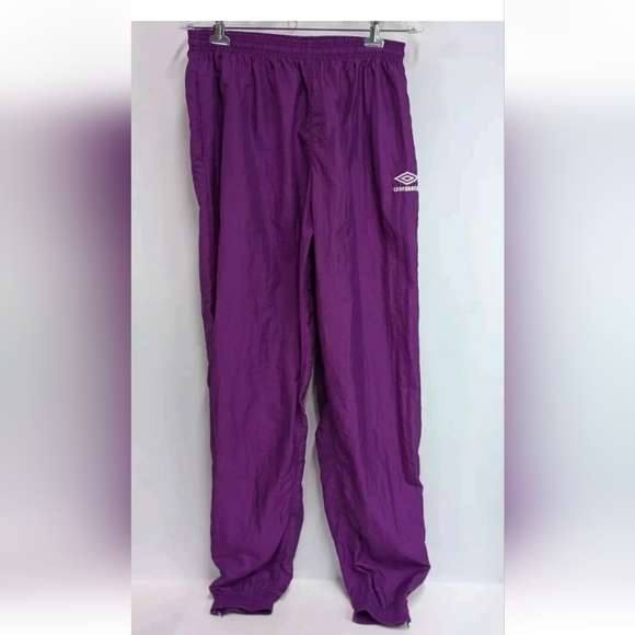 Vintage Umbro Warm Up Pants, Umbro Athletic Pants, Purple XXL - Picture 2 of 11